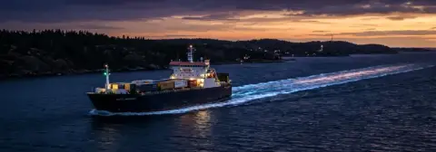 Rută de feribot de la Kiel la Oslo
