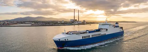 Rută de feribot de la Dublin la Rotterdam